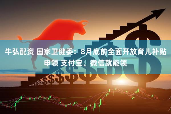 牛弘配资 国家卫健委：8月底前全面开放育儿补贴申领 支付宝、微信就能领